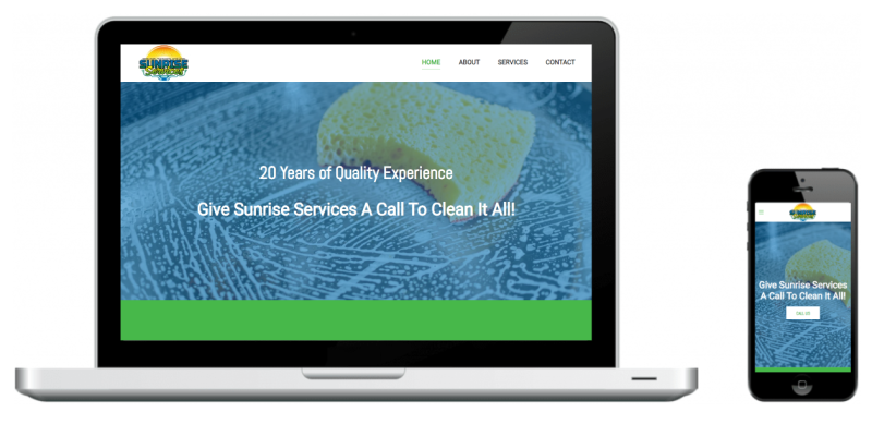 sunriseservicepros.com screenshot